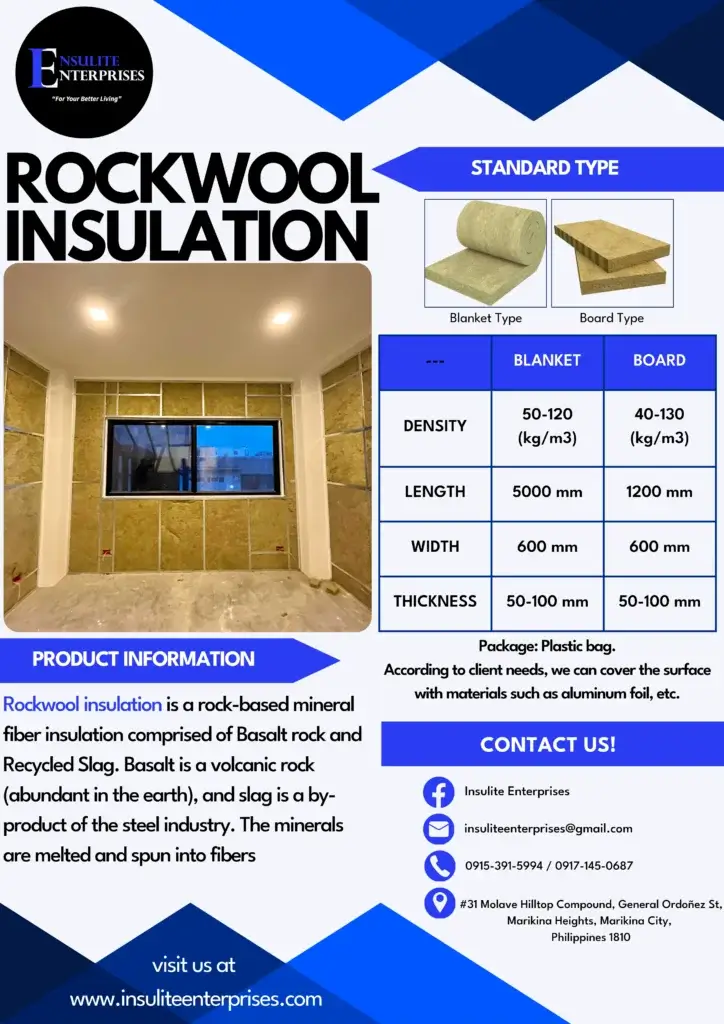 Rockwool Insulation Product Brochure Image